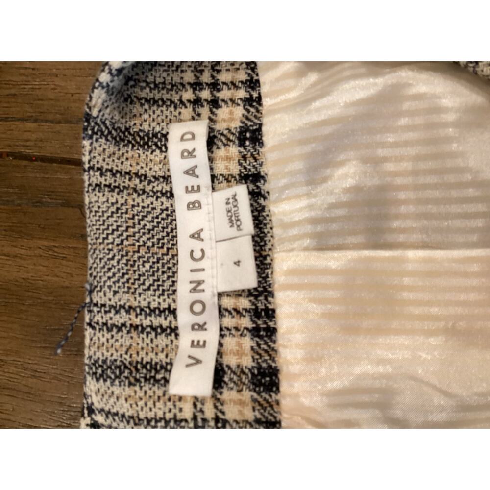 Veronica Beard Vohra Plaid Cropped Jacket Blazer Size 4 - Picture 9 of 11
